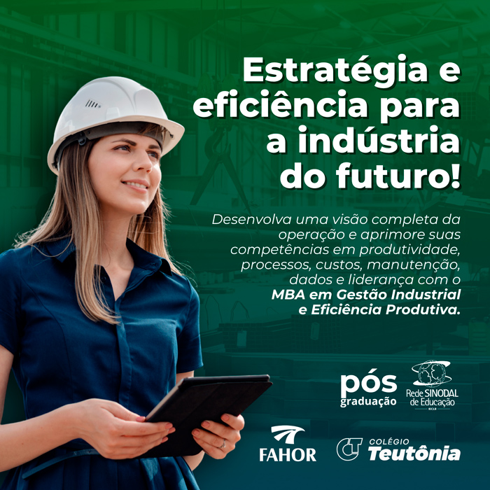 MBA Gestao Industrial Eficiencia Produtiva